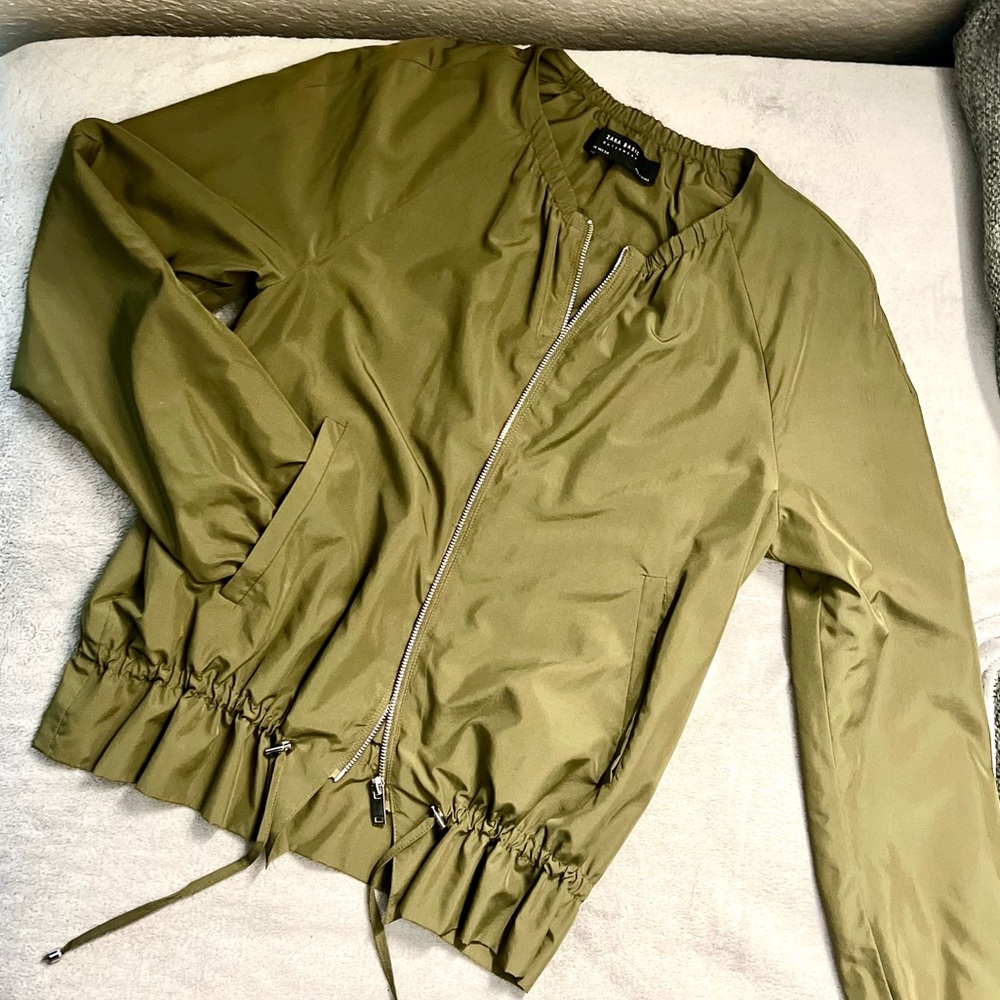 Olive Green Light Weight Zara Jacket